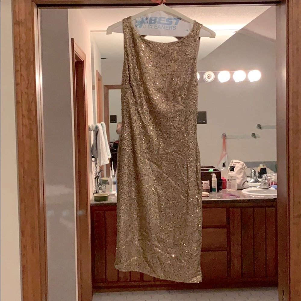 Gold sparkle Ralph Lauren Dress